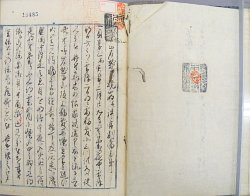 「岩鷲山焼崩附御届書」