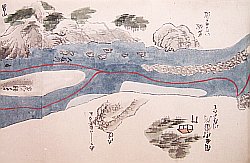 「北上川ひらた之航路図」部分