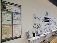 ミニ展示コーナー「東日本大震災からの歩み～県内沿岸市町村広報誌を中心に～」会場の様子