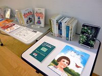 ミニ展示コーナー「読み聞かせでエコ生活」会場の様子