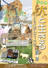 企画展「犬と生きる～ともに歩んだ１万年～」会場の様子