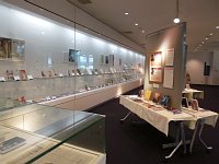 企画展「岩手のミステリー作家たち」会場の様子